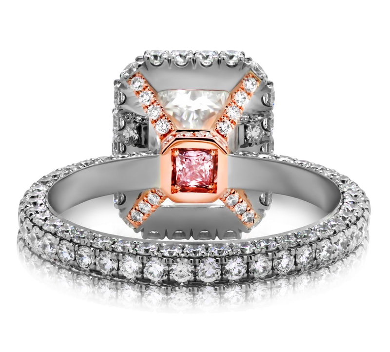 Custom solitaire engagement ring by M.C. Jeweller Originals